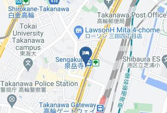 Tokyu Stay Takanawa Map - Tokyo Met - Minato Ward