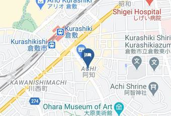 Toyoko Inn Kurashiki Station South Exit Map - Okayama Pref - Kurashiki City