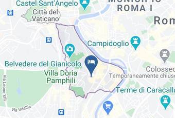 Trastever Holiday B&b Carta Geografica - Latium - Rome