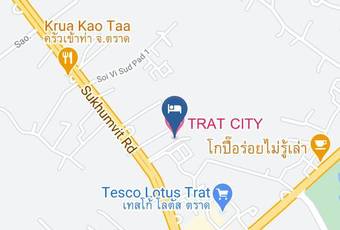 Trat City Hotel Map - Trat - Mueang Trat District