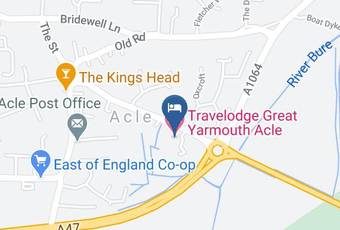 Travelodge Great Yarmouth Acle Map - England - Norfolk