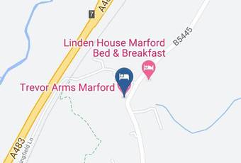 Trevor Arms Marford Map - Wales - Wrexham