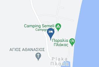 Troumpas Family Rooms And Apartments Map - Peloponnese - Arcadia