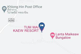 Tum Mai Kaew Resort Map - Krabi - Amphoe Ko Lanta