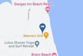 Turtle Surf Camp Siargao Map - Caraga - Surigao Del Norte