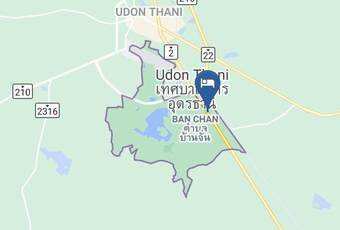 Udtel Hotel Udonthani Map - Udon Thani - Mueang Udon Thani District