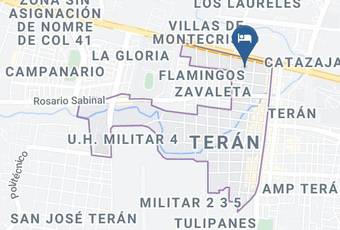 Hotel Uke Inn Teran Mapa - Chiapas - Tuxtla Gutierrez