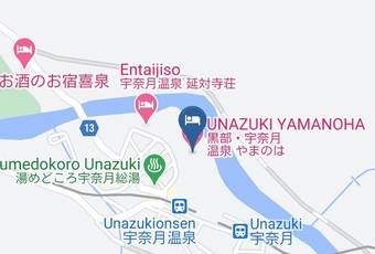 Unazuki Yamanoha Map - Toyama Pref - Kurobe City