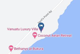 Vanuatu Luxury Villa Map - Shefa - Efate