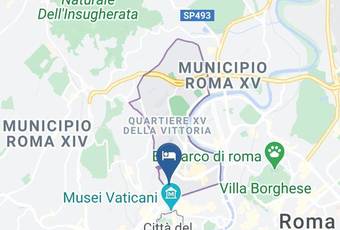 Vatican Secret Rooms Carta Geografica - Latium - Rome