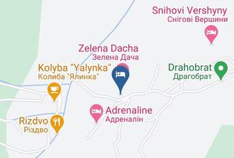 Velyka Vedmedytsia Map - Zakarpattya - Rakhiv Raion