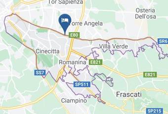Verdonir Carta Geografica - Latium - Rome