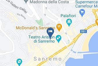 Via Palazzo B&b Sanremo L\'alternativa Al Solito Hotel A Sanremo Carta Geografica - Liguria - Imperia