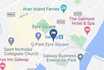 Victoria Hotel Galway Map - Co Galway - Galway