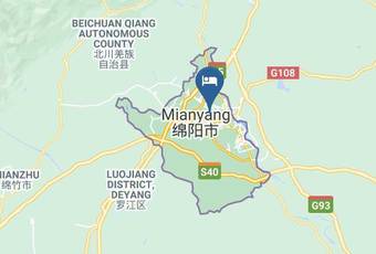 Vienna International Hotel Map - Sichuan - Mianyang