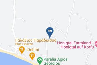Villa Danai Apartments And Studios Map - Ionian Islands - Kerkira