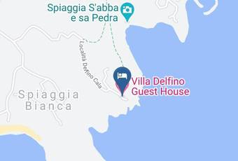 Villa Delfino Guest House Carta Geografica - Sardinia - Sassari