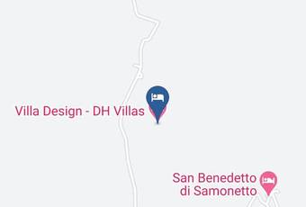 Villa Design Dh Villas Carta Geografica - Marches - Pesaro And Urbino