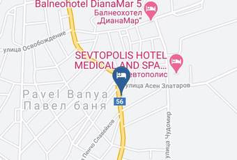 Villa Gamma Map - Stara Zagora - Pavel Banya