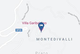 Villa Garibaldino Carta Geografica - Tuscany - Massa Carrara