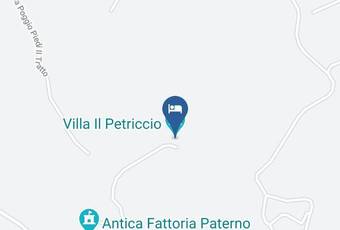 Villa Il Petriccio Carta Geografica - Tuscany - Florence