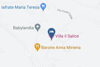 Villa Il Salice Carta Geografica - Latium - Frosinone