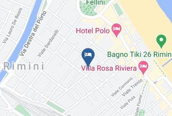 Villa Itala Carta Geografica - Emilia Romagna - Rimini