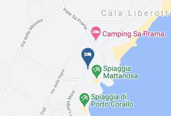 Villa La Conchiglia Rooms Carta Geografica - Sardinia - Nuoro