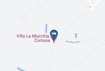 Villa La Mucchia Cortona Carta Geografica - Tuscany - Arezzo