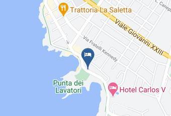 Villa Las Tronas Hotel & Spa Carta Geografica - Sardinia - Sassari
