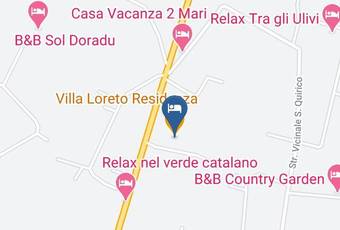 Villa Loreto Residenza Carta Geografica - Sardinia - Sassari