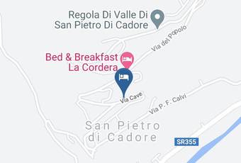 Villa Lory Carta Geografica - Veneto - Belluno