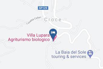 Villa Lupara Carta Geografica - Campania - Salerno