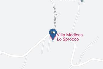 Villa Medicea Lo Sprocco Carta Geografica - Tuscany - Florence