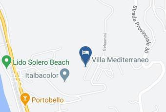 Villa Mediterraneo Carta Geografica - Calabria - Cosenza