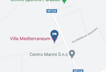 Villa Mediterraneum Carta Geografica - Apulia - Lecce