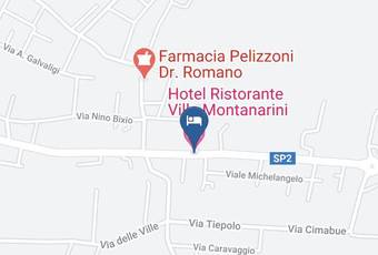 Hotel Ristorante Villa Montanarini Carta Geografica - Emilia Romagna - Reggio Emilia