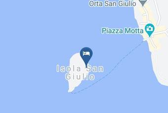 Villa Monziani Isola San Giulio Carta Geografica - Piedmont - Novara