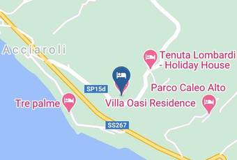 Villa Oasi Residence Carta Geografica - Campania - Salerno