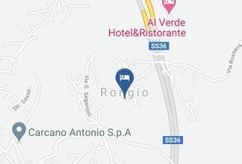 Villa Ornella Carta Geografica - Lombardy - Lecco