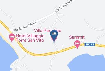 Villa Paradiso Carta Geografica - Latium - Latina