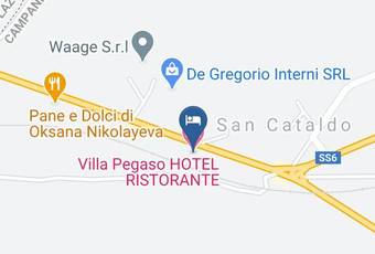 Villa Pegaso Hotel Ristorante Carta Geografica - Campania - Caserta