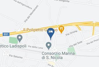Villa Pia Carta Geografica - Latium - Rome