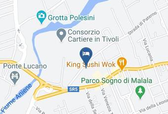 Villa Plauzi Carta Geografica - Latium - Rome