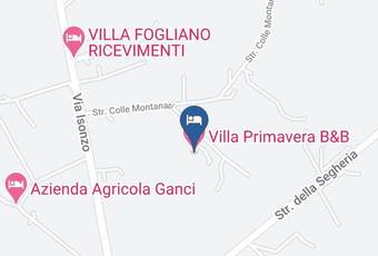 Villa Primavera B&b Carta Geografica - Latium - Latina