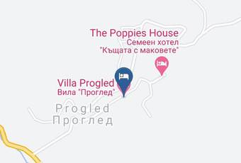 Villa Progled Map - Smolyan - Chepelare