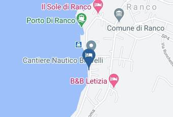 Villa Ranco Carta Geografica - Lombardy - Varese