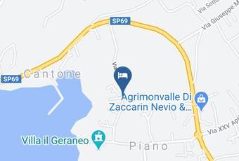 Villa Regina Enrica Carta Geografica - Lombardy - Varese