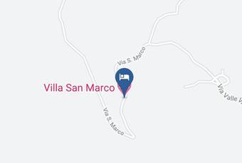 Villa San Marco Carta Geografica - Latium - Latina