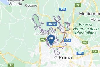 Villa Santa Emerenziana Carta Geografica - Latium - Rome